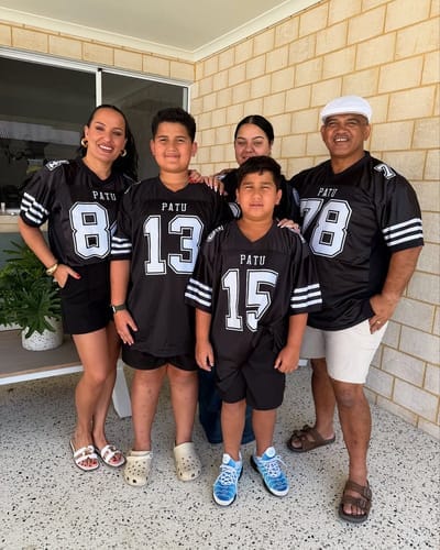 Customer photo review of Custom Black Gold-White Classic Style Mesh American Football Jersey