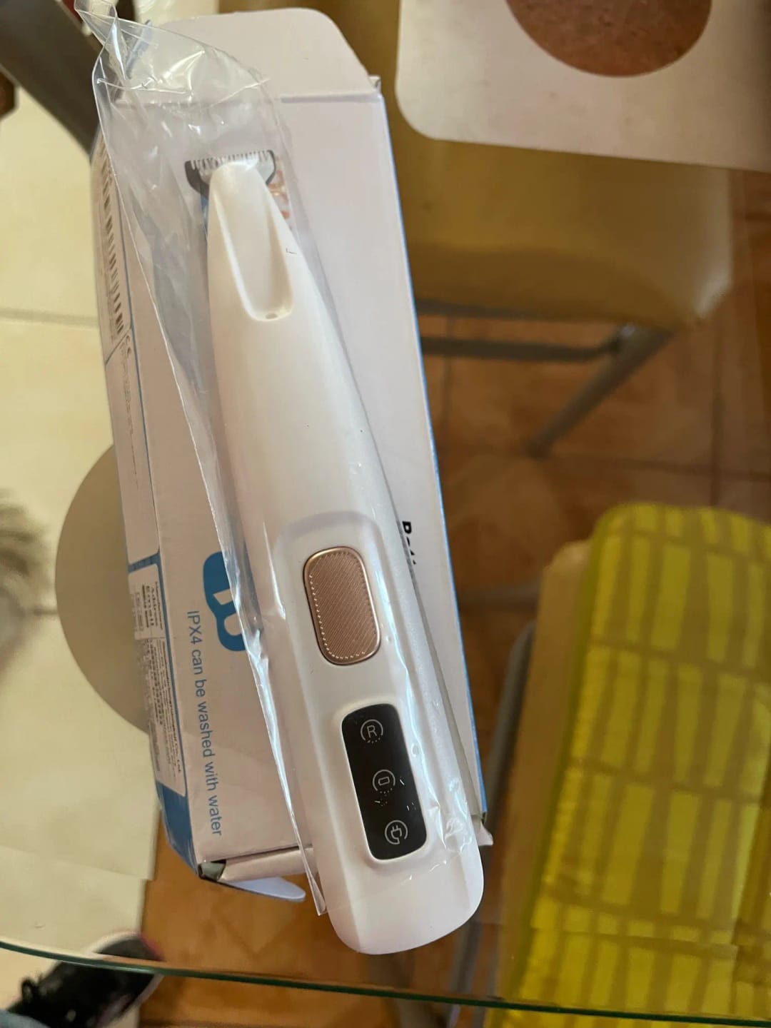 Customer photo review of Dog Paw Trimmer with LED Light