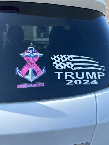 Customer photo review of Hope Decal