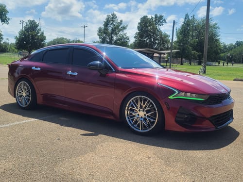 Customer photo review of Kia K5 Flow Multicolor DRL Boards (2021-2024)