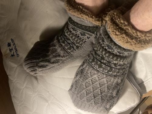 Customer photo review of Mysiga fleecefodrade vinterstrumpor