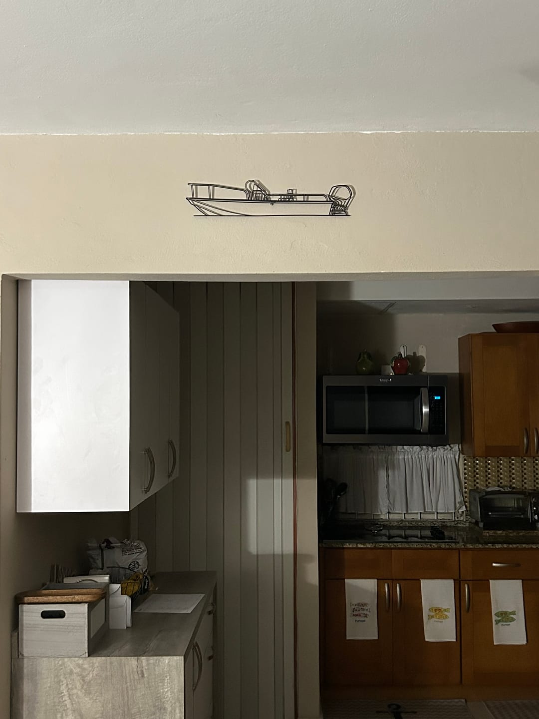 Customer photo review of Montauk 1979 Silhouette Metal Wall Art