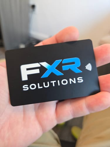 Customer photo review of Custom NFC Business Card