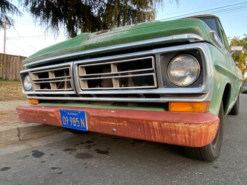 Customer photo review of 1972 CALIFORNIA LICENSE PLATE 6"x12" (156.5mm x 305mm)