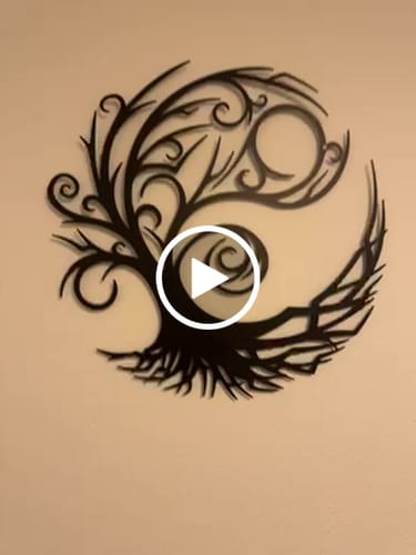 Customer video review of Déco Murale Métal - Arbre de vie (T2)