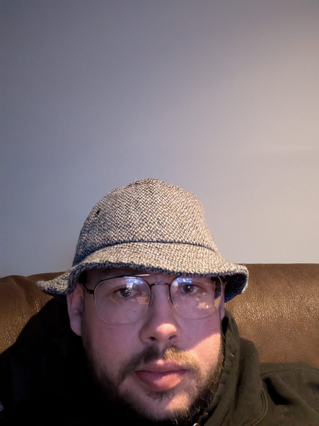 Customer photo review of Pork Pie Hat Tweed