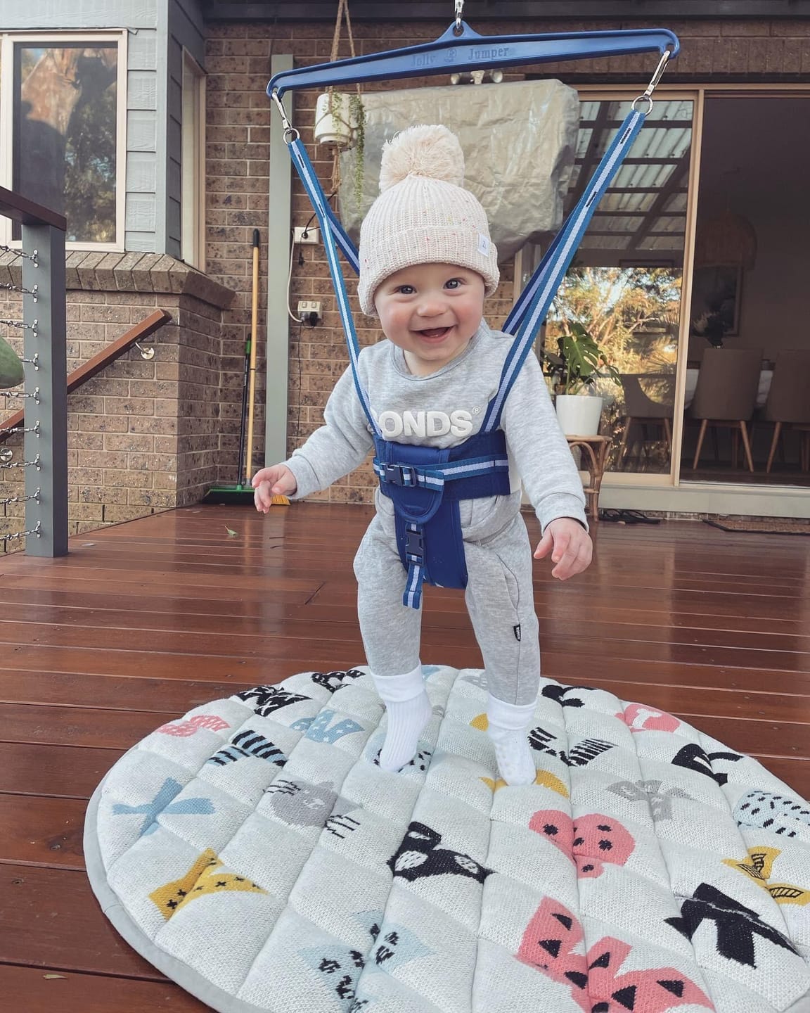 Customer photo review of BEANIE | OATMEAL FLECK