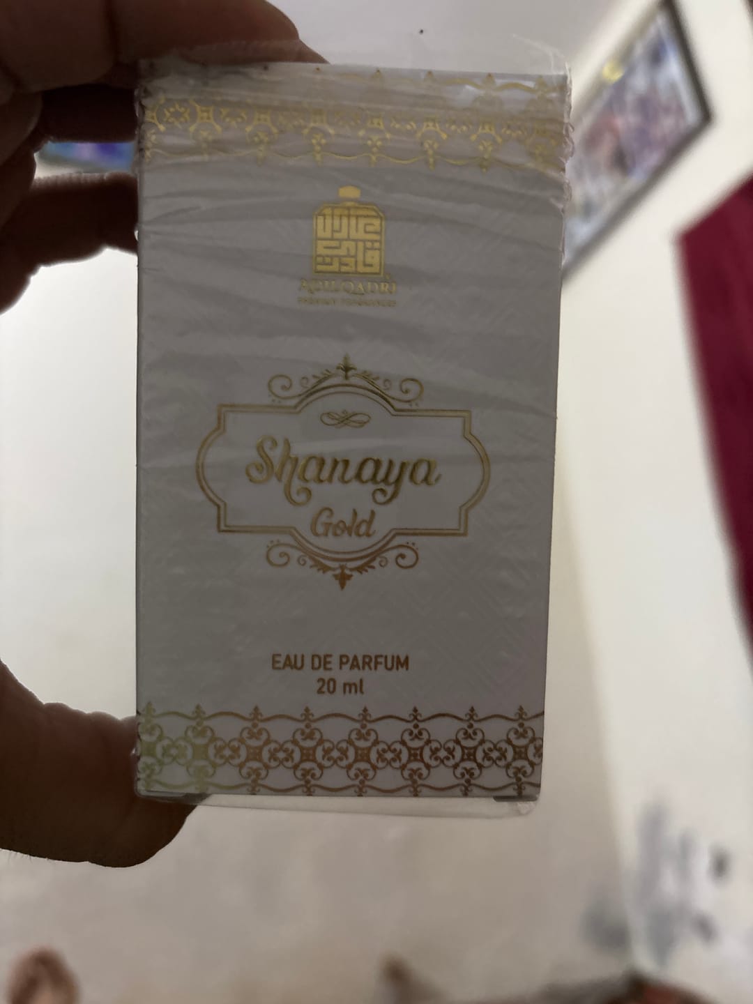 Customer photo review of Shanaya Gold Perfume Spray