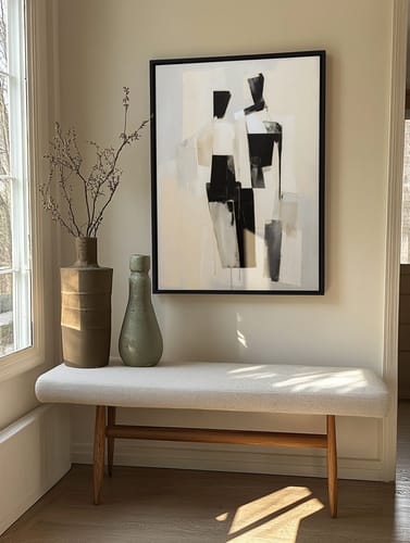 Customer review photo for Contemporary Minimalist Art #MA006