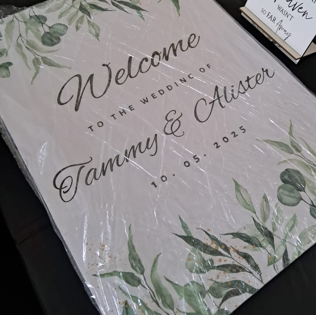 Customer photo review of Welcome Board