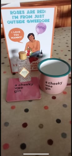 Customer photo review of Daniel O'Donnell Mother's Day Card | Derry Nice Things