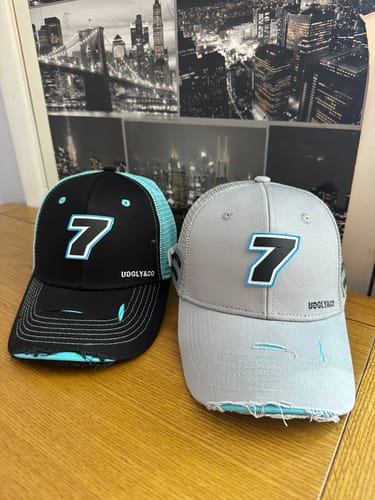 Customer photo review of Black & Blue, Davey Todd Cap