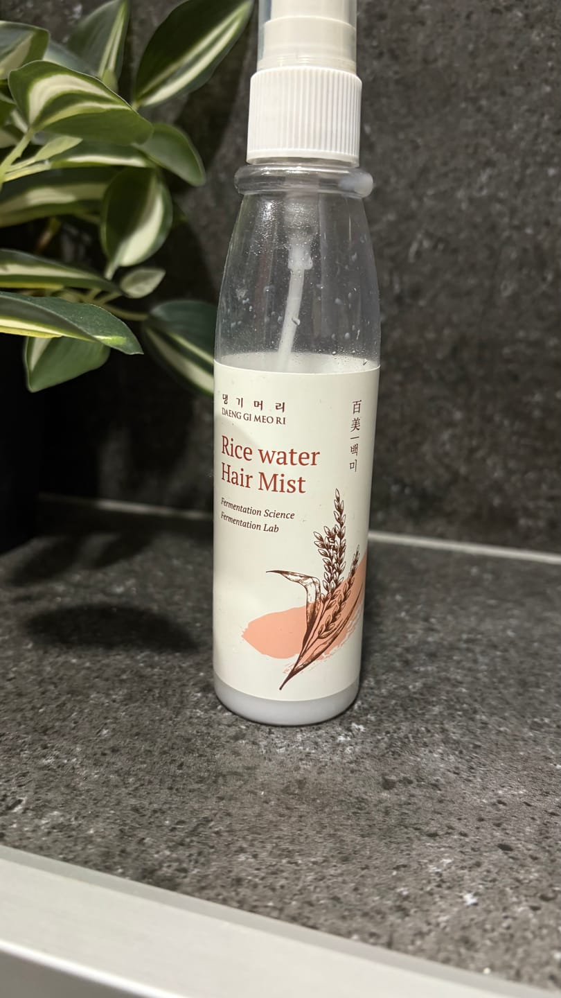 Customer photo review of Ароматен спрей-грижа за хидратация и блясък DOORI Перлен блясък Rice Water Hair Mist