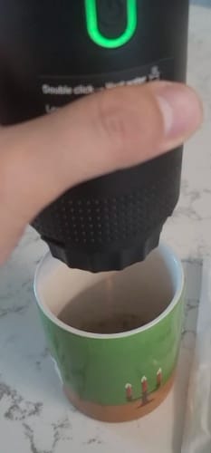 Customer photo review of Cafetière Portable 3 en 1