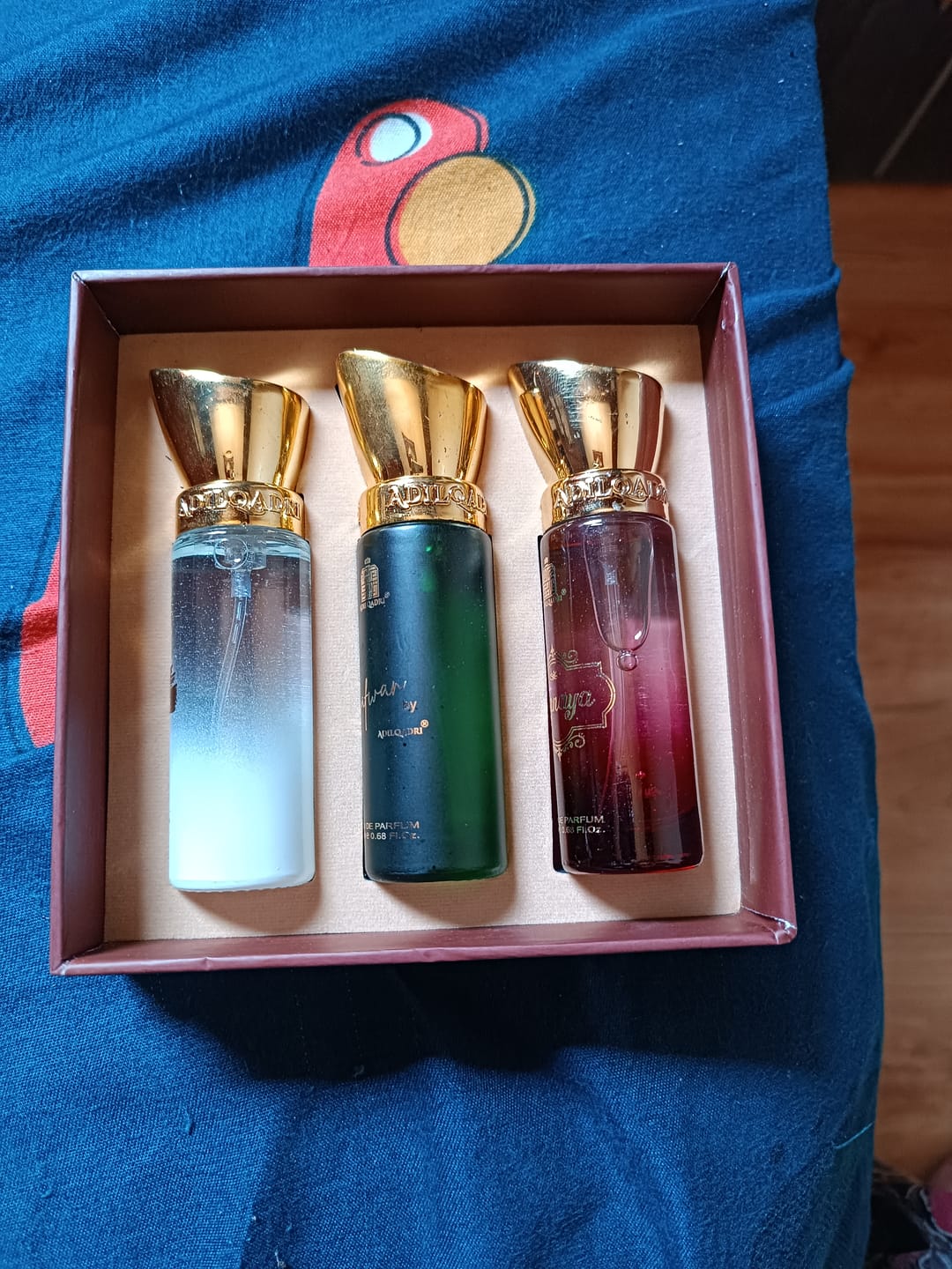 Customer photo review of Captivating Trio 3 Pcs Set Of Premium Perfume Spray