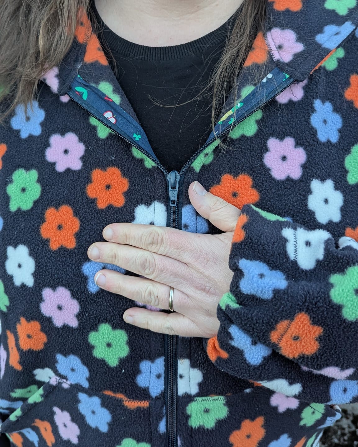 Customer photo review of YKK Nylon Open End Zip