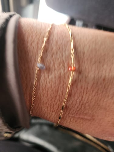 Customer photo review of Permanent jewelry