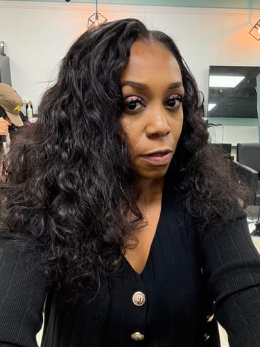 Customer photo review of Raw Indian Wavy Hair
