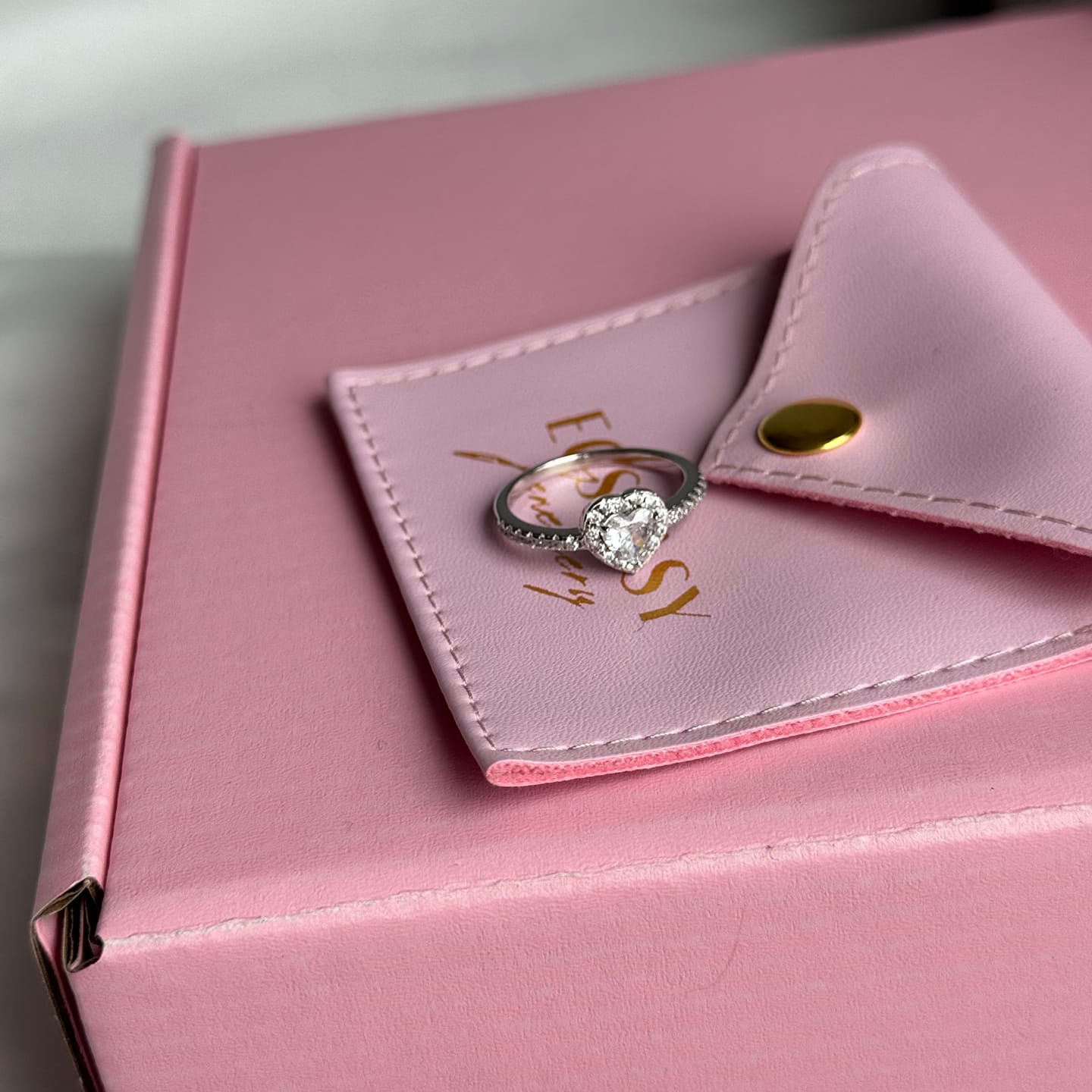 Customer photo review of SWEETHEART Promise Rings
