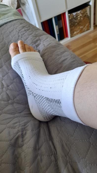 Customer photo review of Kompressionsstrumpor för blodcirkulation