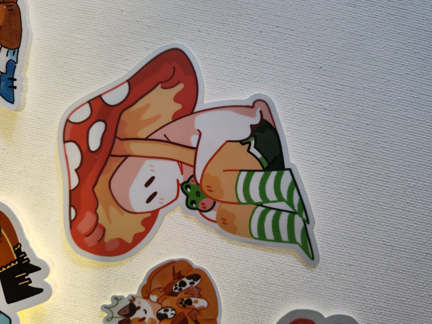 Customer photo review of Cute Ghost Stickers! : V6