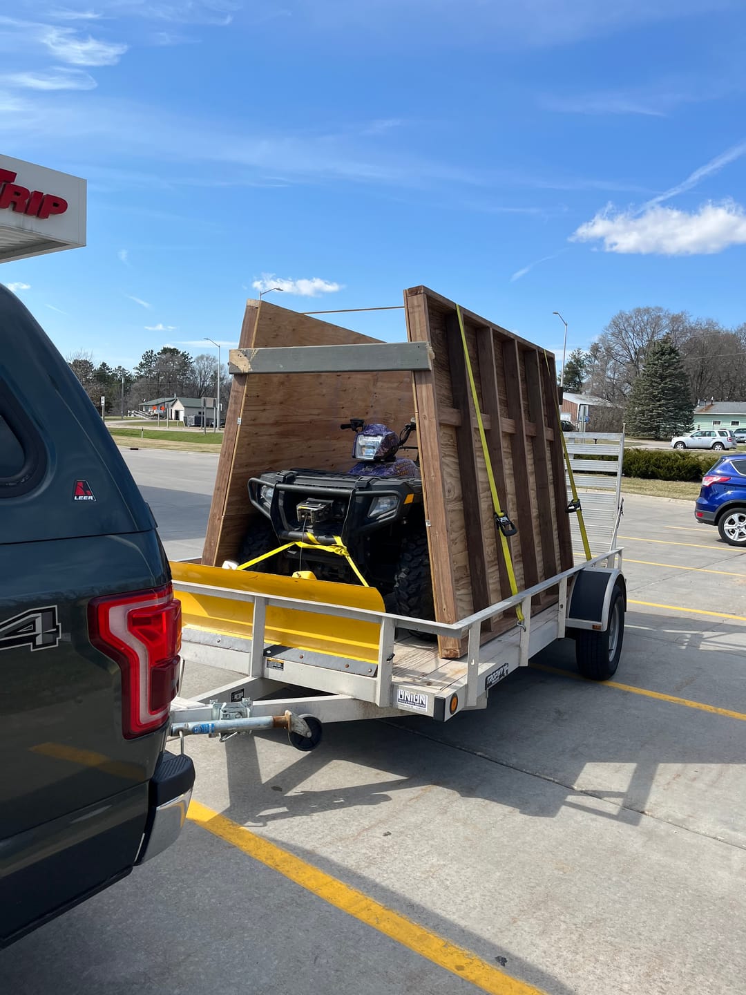 Customer photo review of OptiVue 360° Ultra-HD See-Through Hunting Blind with 90° Full-Access Door