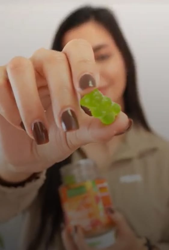 Customer photo review of Herbapeutic Weight Gain Gummies