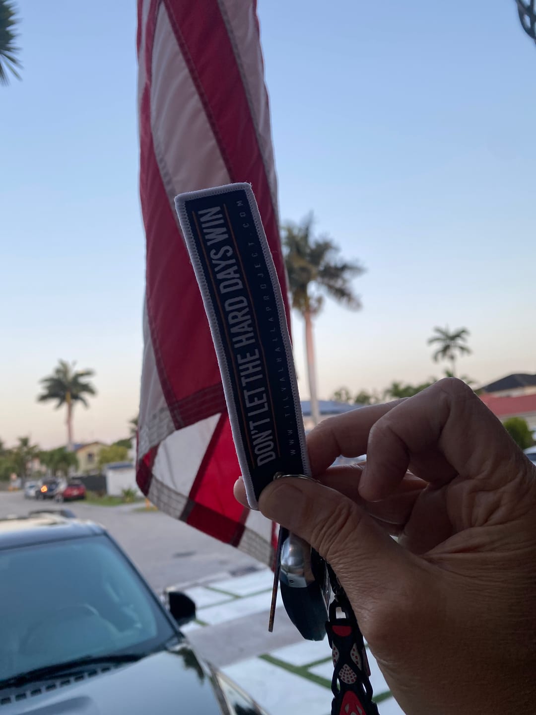Customer photo review of Hard Days - Flight Tag