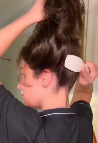 Customer photo review of Dermave™ 4 in 1 Therapy Brush