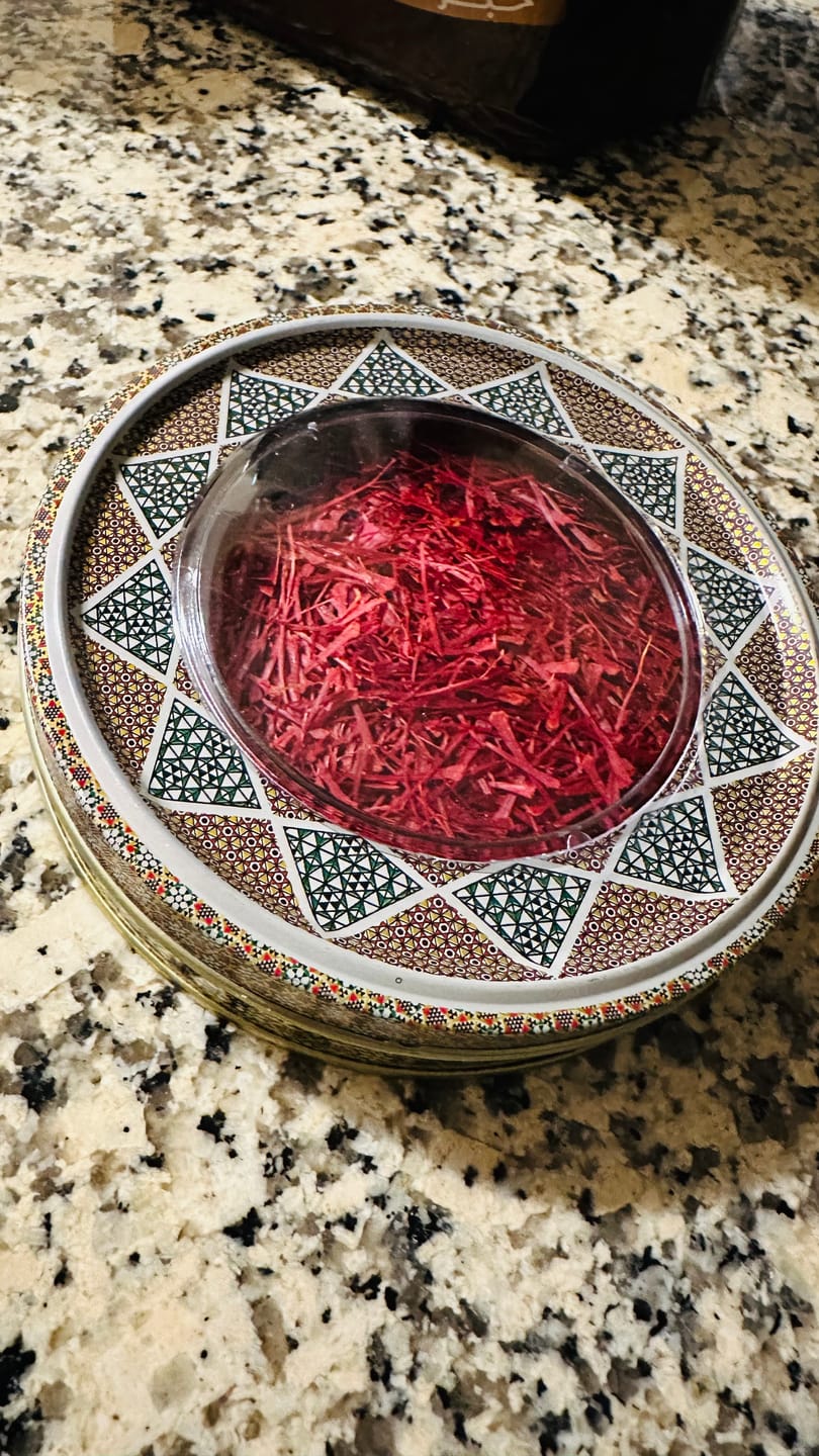 Customer photo review of Royal Luxury Saffron