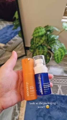 Customer photo review of Vit C BURST - Antioxidant Face Serum