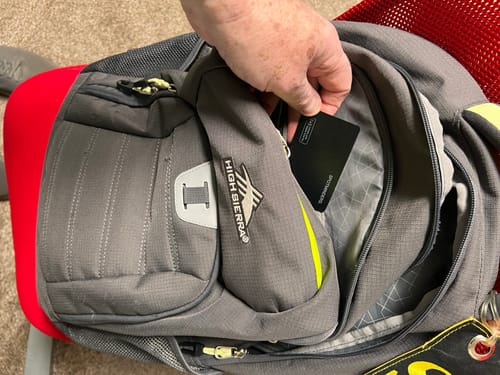 Customer photo review of SPOTMINDERS. Tracking card