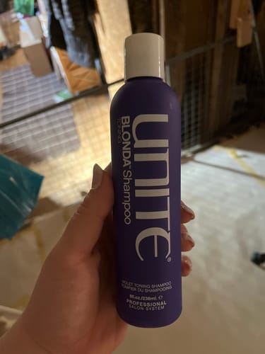 Customer photo review of Blonda Toning Shampoo