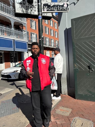 Customer photo review of Personalized Bomber Jacket (OP) Original Style