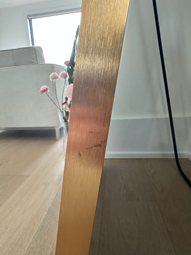 Customer photo review of Gold Full Length Arch Mirror (71"H x 31"W)