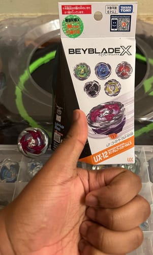 Customer photo review of Takara Tomy Beyblade X UX-12 Random Booster Ghost Circle 0-80GB