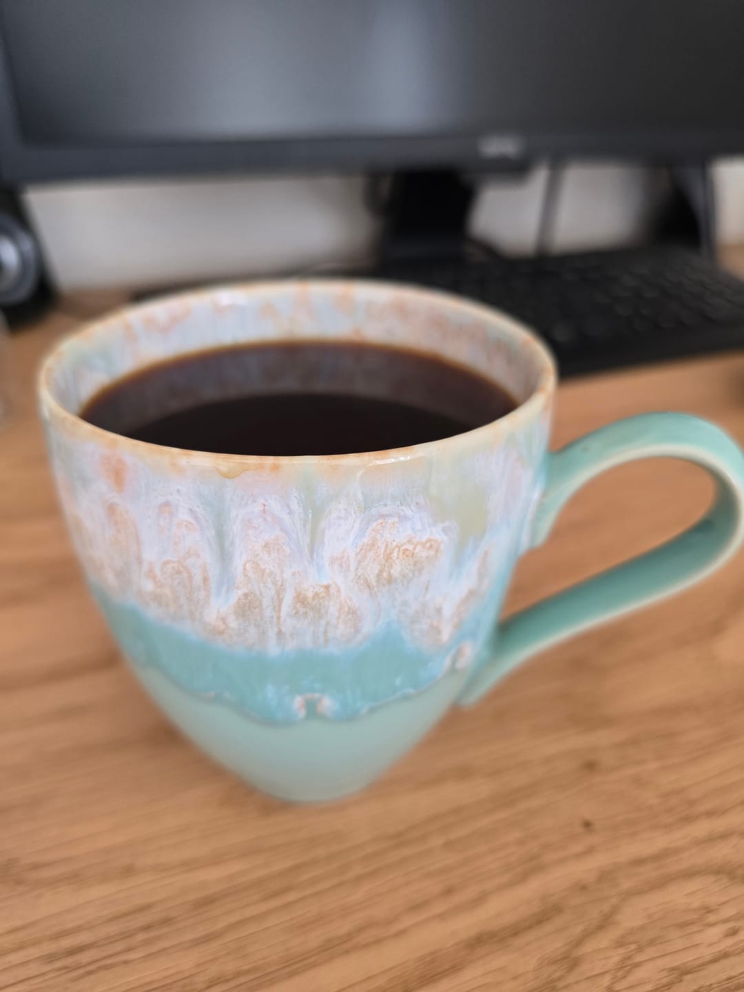 Customer photo review of מאג קרמיקה/חרס סדרת ים עם ידית