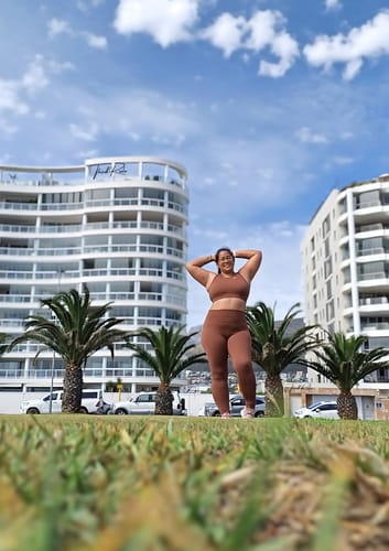 Customer photo review of Two-Piece Yoga Workout Set