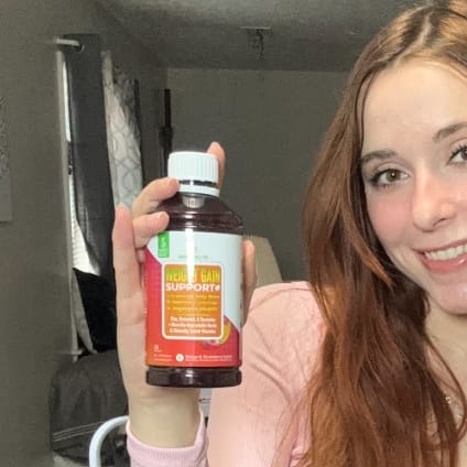 Customer photo review of Herbapeutic Weight Gain Syrup