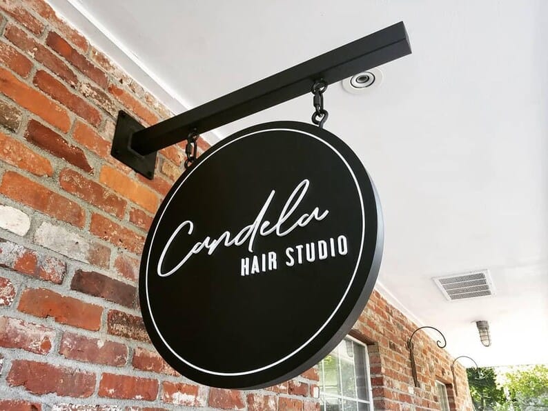 Customer photo review of 3D METAL BLADE SIGN