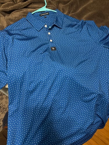 Customer photo review of Polka Dots - Blue/White
