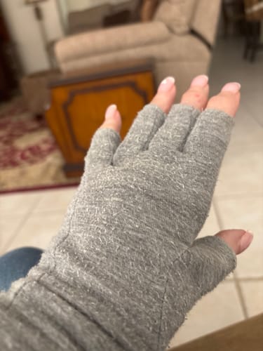 Customer photo review of Premium Onecompress™ Gloves