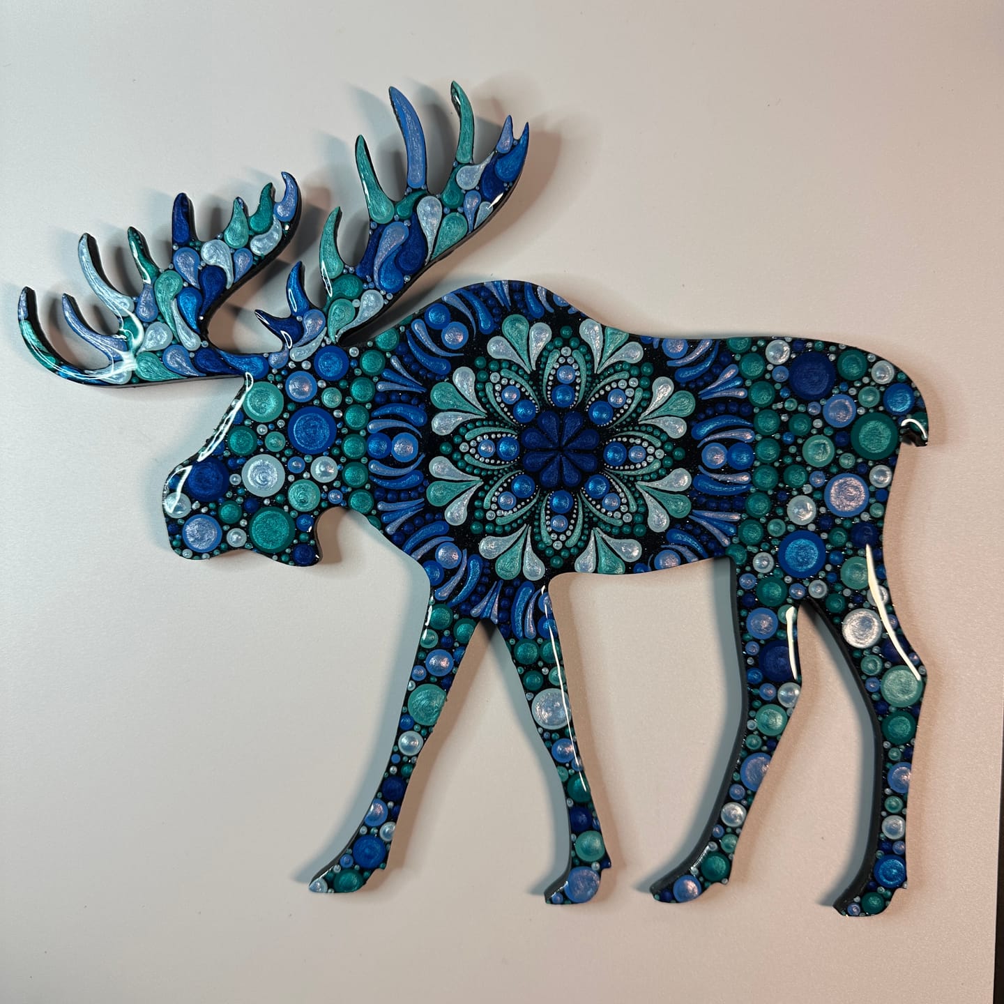 Customer photo review of Unfinished Wood Moose Shape - Animal - Craft - up to 46" DIY