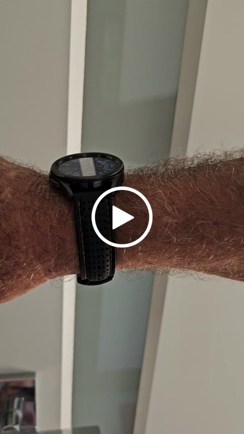Customer video review of Samsung Galaxy Watch Silicone Band - Breathable and Stylish