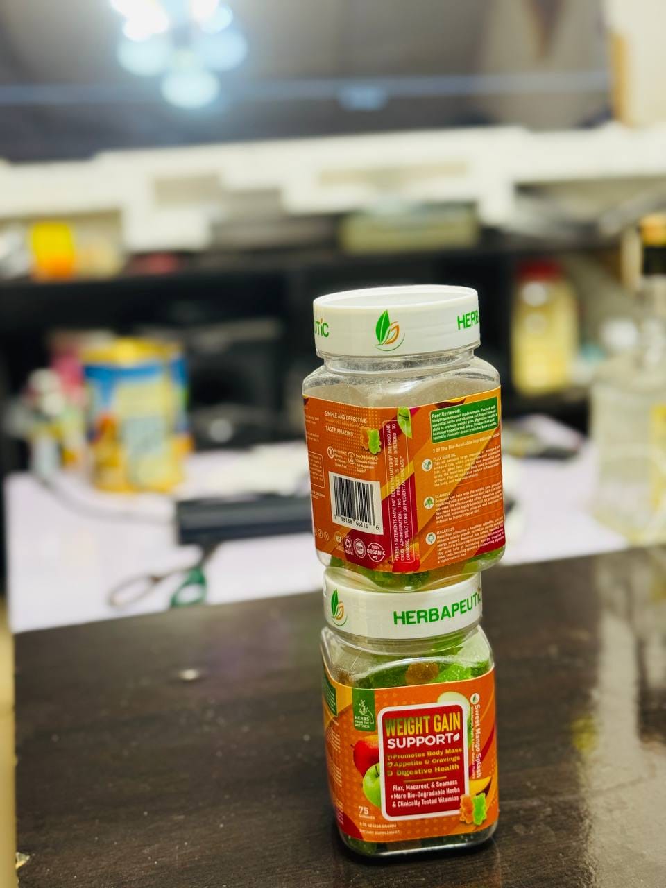 Customer photo review of Herbapeutic Weight Gain Gummies