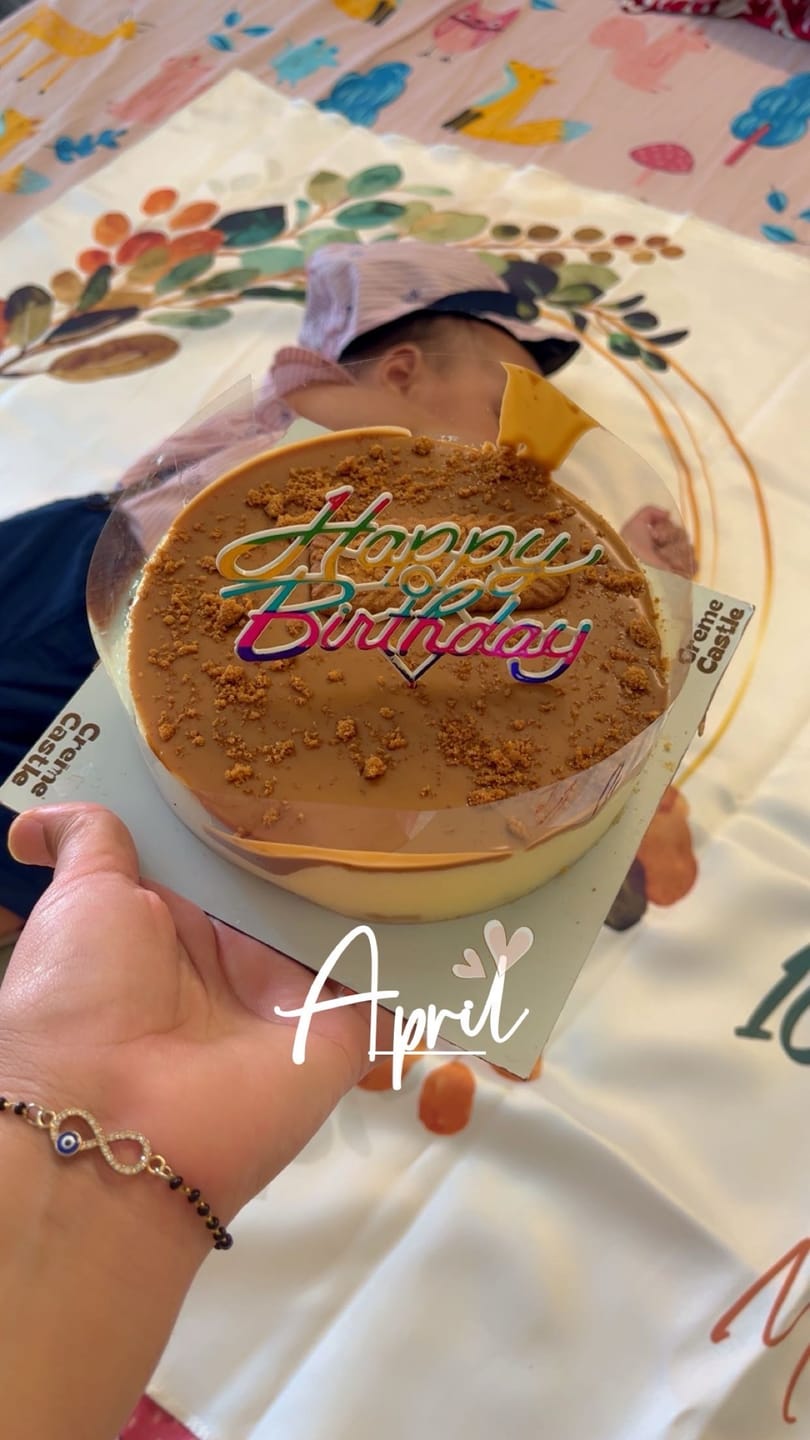 Customer photo review of Lotus Biscoff Cheesecake