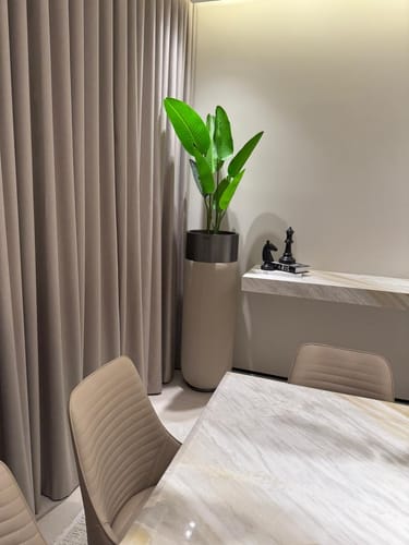 Customer photo review of Skyline Stainless Steel and PU Leather Planter Box 120cm TG-P05