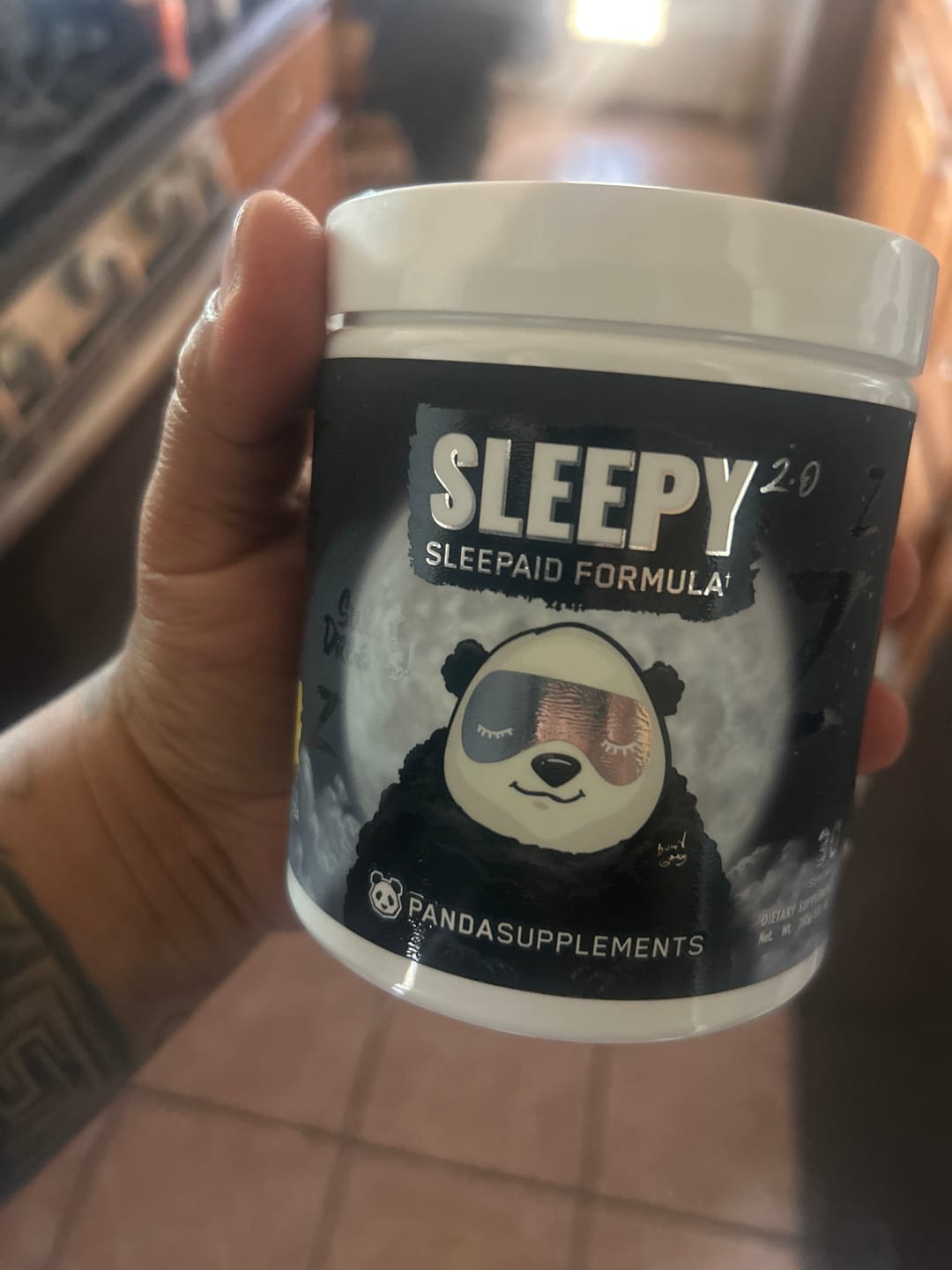 Customer photo review of SLEEPY 2.0 (HONEY LEMON TEA)