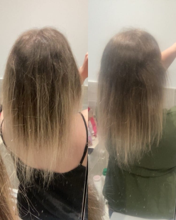 Customer photo review of La potion magique - Hair transformation
