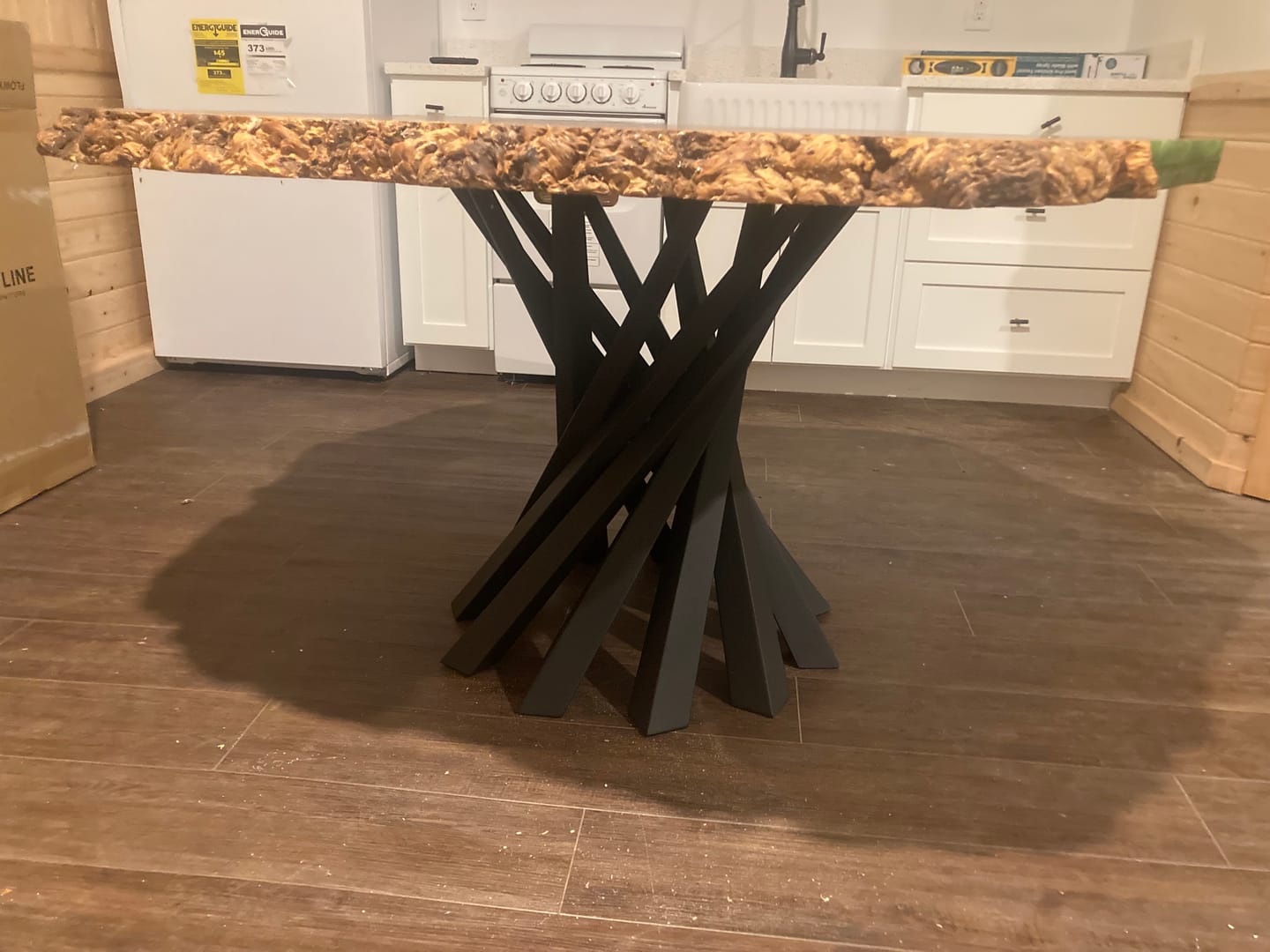 Customer photo review of Table Base 325 Filar 28H DIY Metal Furniture